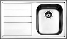 APELL Linear LN861FLBC Lavabo 1 Baignoire Égouttoir SX Brossé Encastré Flat