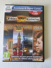 HIDDEN MYSTERIES  COFFRET 4 JEUX  - NOTRE DAME + TITANIC + 1963 + ROYALE - PC