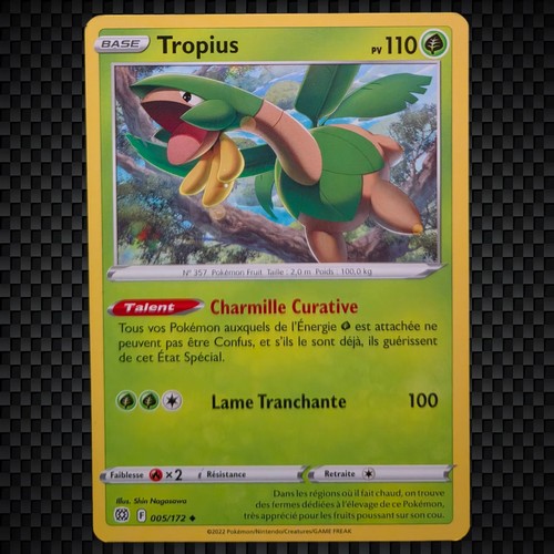 Cartes pokémon tropius - pokémon, :