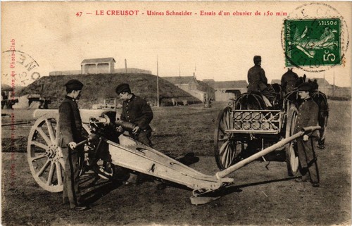 Old postcard creusot - ak,