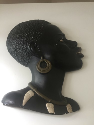 Tête buste femme africaine