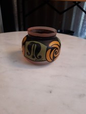 Vase Verre  Signé P.Jost