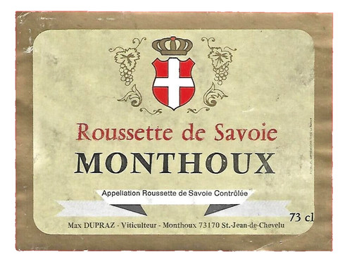 109 etiquette vin - etiquette, savoie