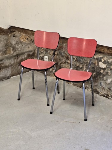 Paire chaises formica - de,