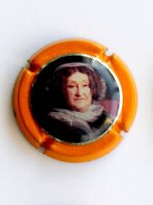ANCIENNE PLAQUE DE MUSELET, CAPSULE DE CHAMPAGNE - VEUVE CLICQUOT PORTRAIT (2