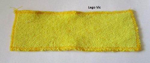 Lego 72965 towel yellow - x2,