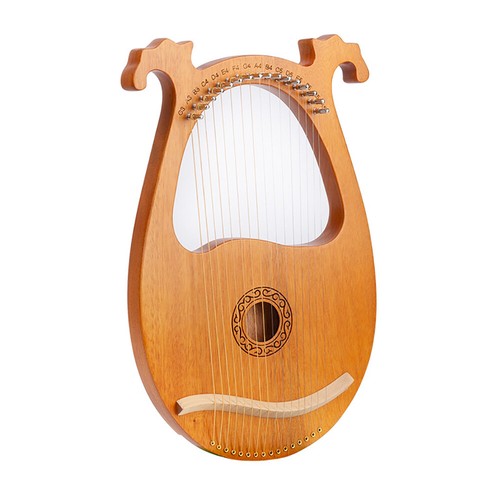 String lyre harp mahogany - lyre,