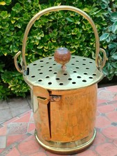 chaufferette époque 18 ème millésimée 1777 louis XVI en laiton origine Flandre