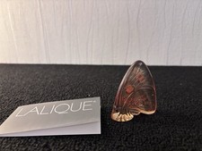 Papillon ambre en cristal