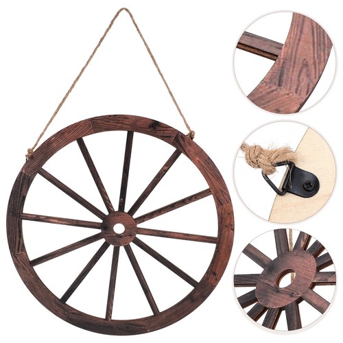 Roue chariot bois - de,
