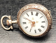 Montre de col or et argent, révision dans mon atelier