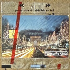 TELECARTE 5U PARIS ARC DE