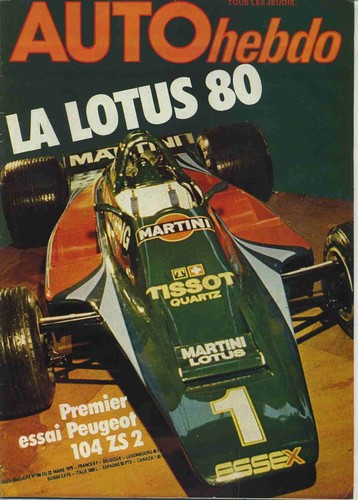 Auto hebdo 156 - auto, 22/03/1979
