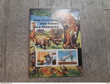 album images chromos chocolat menier vide TBE  des hommes des bêtes des histoire