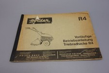 HOLDER Fraise arrière Motoculteur R4 Mode d'emploi.