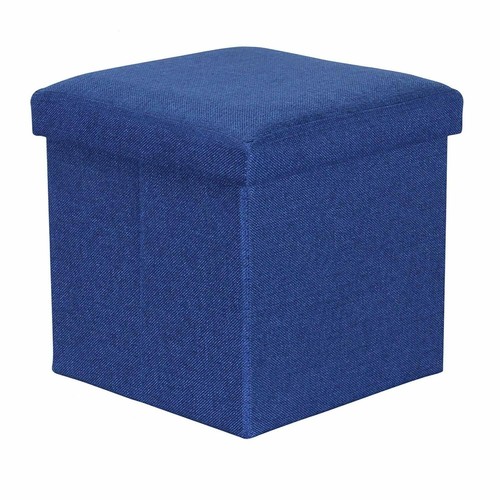 Pouf rangement pliable - pouf,