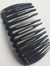 Peigne noir à cheveux hand made Alexandre Paris