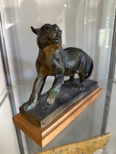 Sculpture ancienne jaguar - sculpture,