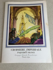 MENU PAQUEBOT "FRANCE" CROISIERE IMPERIAL - 11/04/1969