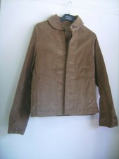 Veste vintage en velours beige côtelé "Cosserat" taille 1 neuve