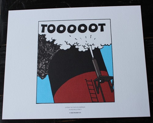 Litho libris tintin extrait - litho,