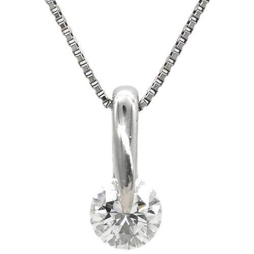 Collier solitaire diamant - collier,