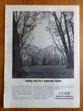 7/1963 PUB BRISTOL SIDDELEY BS 100 ENGINE REACTEUR V/STOL P.1154 P.1127 AD