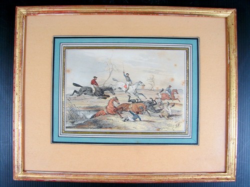 Lithographie 19eme couleurs - lithographie,