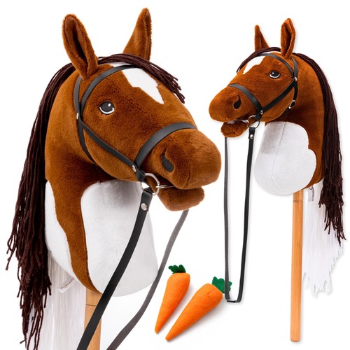 Hobby horse marron chèque - hobby,