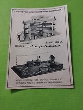 PUBLICITE DEPREUX GARAGE ESSO