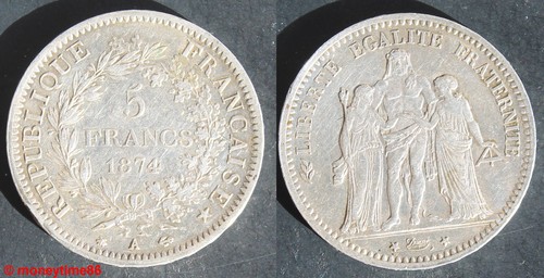 France ecu 5 francs - !, de