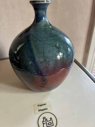 Vase boule bouteille