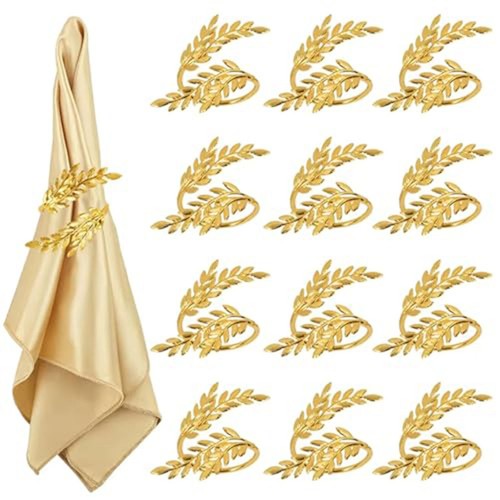 Anneaux serviette métal - anneaux, de