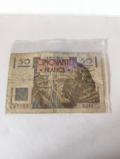 billets  france 50 francs  le