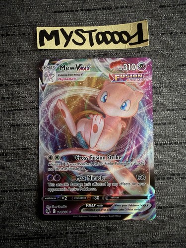 Carte pokemon mew vmax - carte,