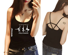 Débardeur T shirt noir blanc