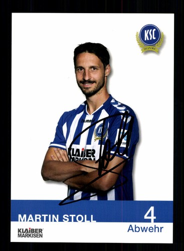 Martin stoll autograph - autograph, card