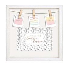 Cadre photo 3 chevilles et inserts d'impression 4"x6"