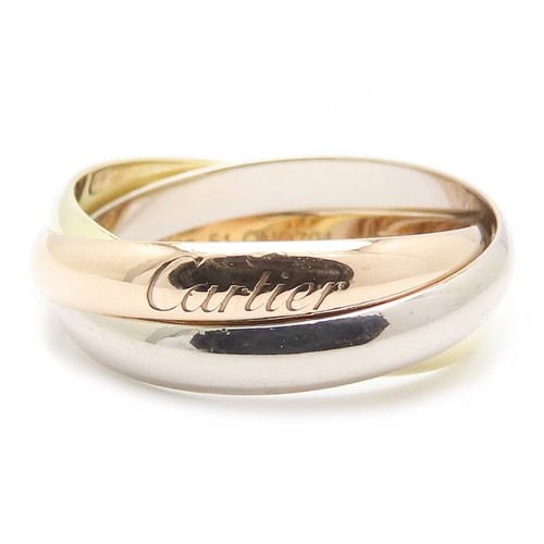 Bague tri couleur - bague, or