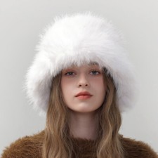 Femme Fausse Fourrure Chapeau