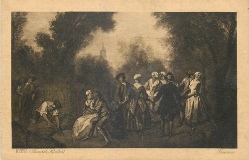 Musee louvre tableau - cp,