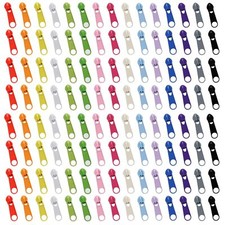 120 Pcs Curseur Fermeture Eclair 3# Couleur Zip Fermeture Eclair Replacement ...