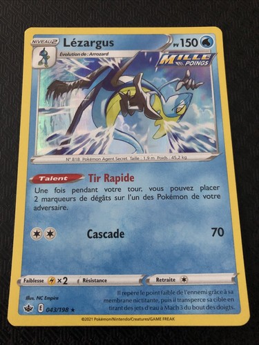 Carte pokémon lézargus - carte,