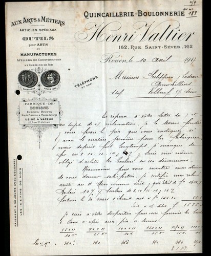 Rouen usine quincaillerie - (76),