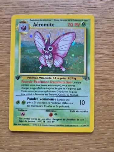 Carte pokémon aéromite 64 - carte,