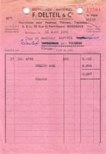 1956 FOURNITURES POUR PEINTRES