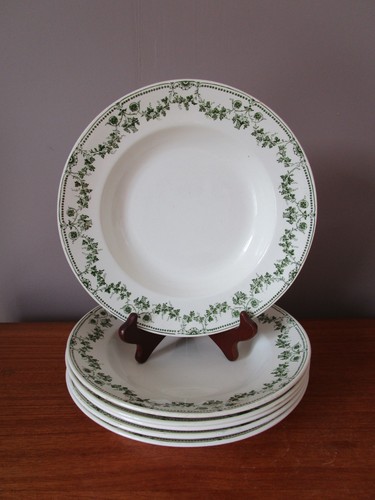 Assiettes creuses anciennes - 6,