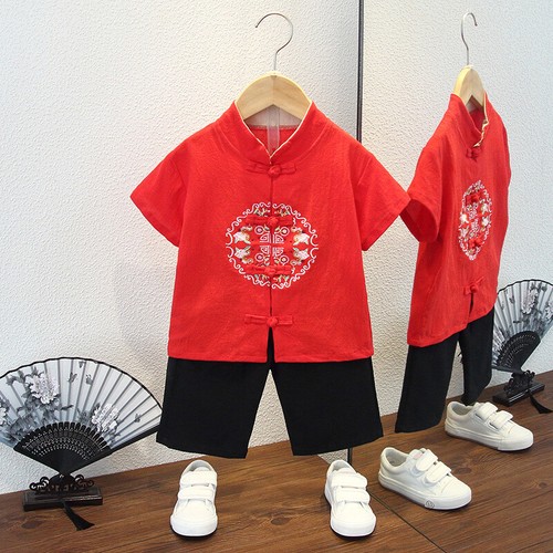 2pcs enfants garçons hanfu - enfants,