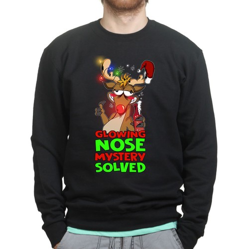 Drunk rudolph christmas xmas - rudolph,
