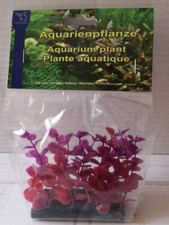 ALTERNANTHERA REINECKII PLANTE AQUATIQUE EN PLASTIQUE 10CM - PLANTE AQUARIUM